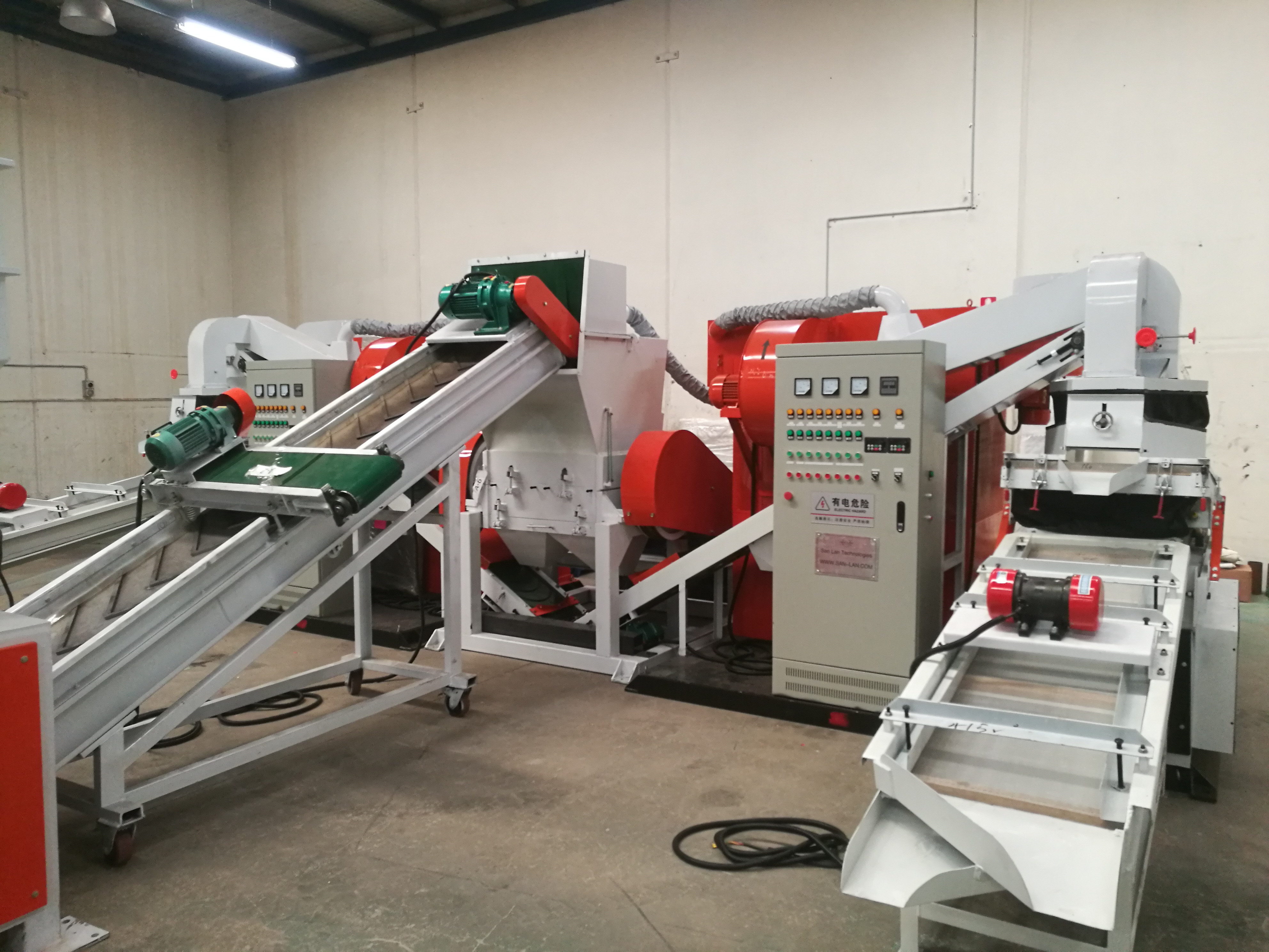 Cable recycling machine l Cable granulator WCD-1200S