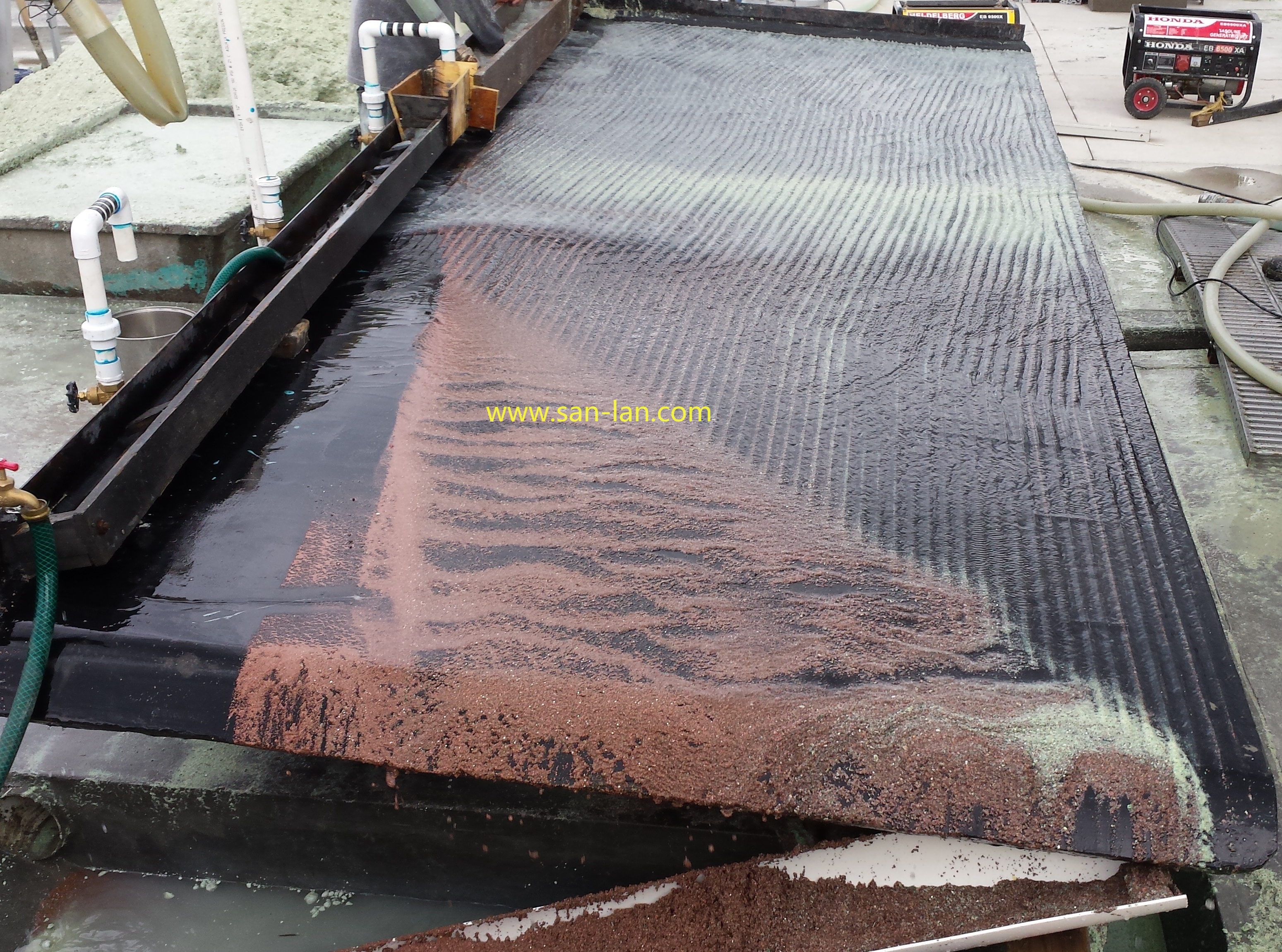 Circuit board recycling machines WCB-1000C with wet separator