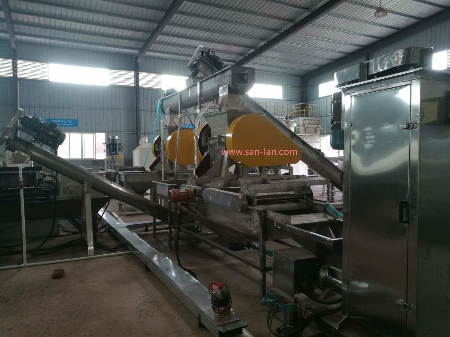 Lead acid battery recycling plant plant