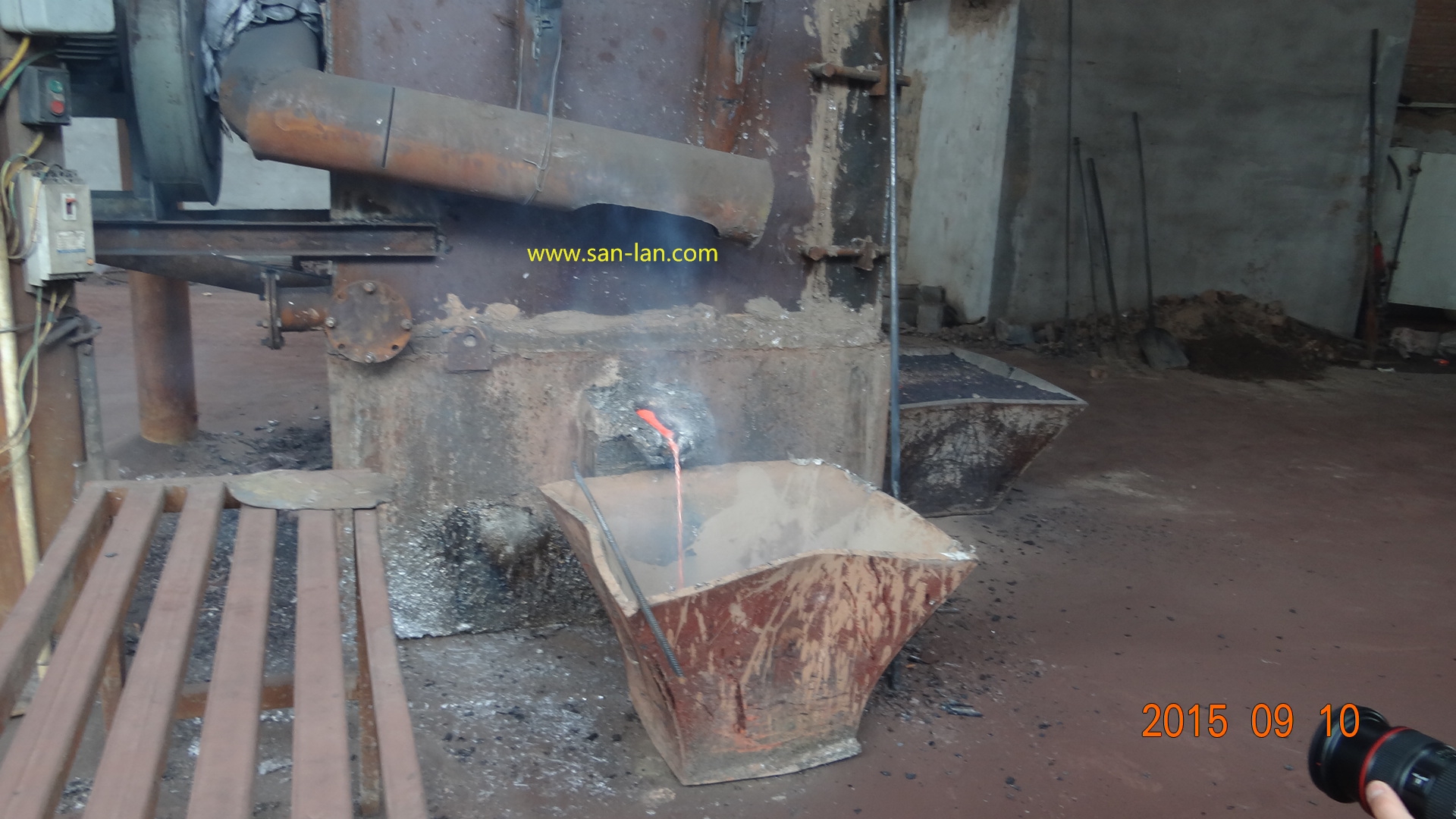 Blast ( Cupola) Furnace for lead battery recycling plant