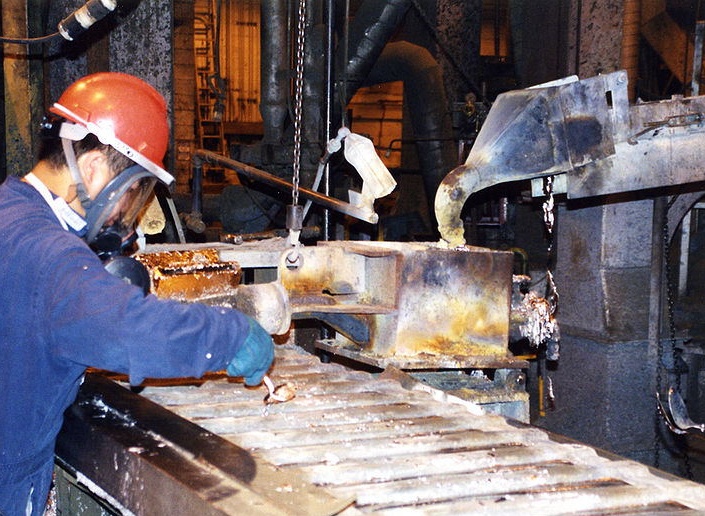 Lead refinery kettle furnace l Lead refinery pot