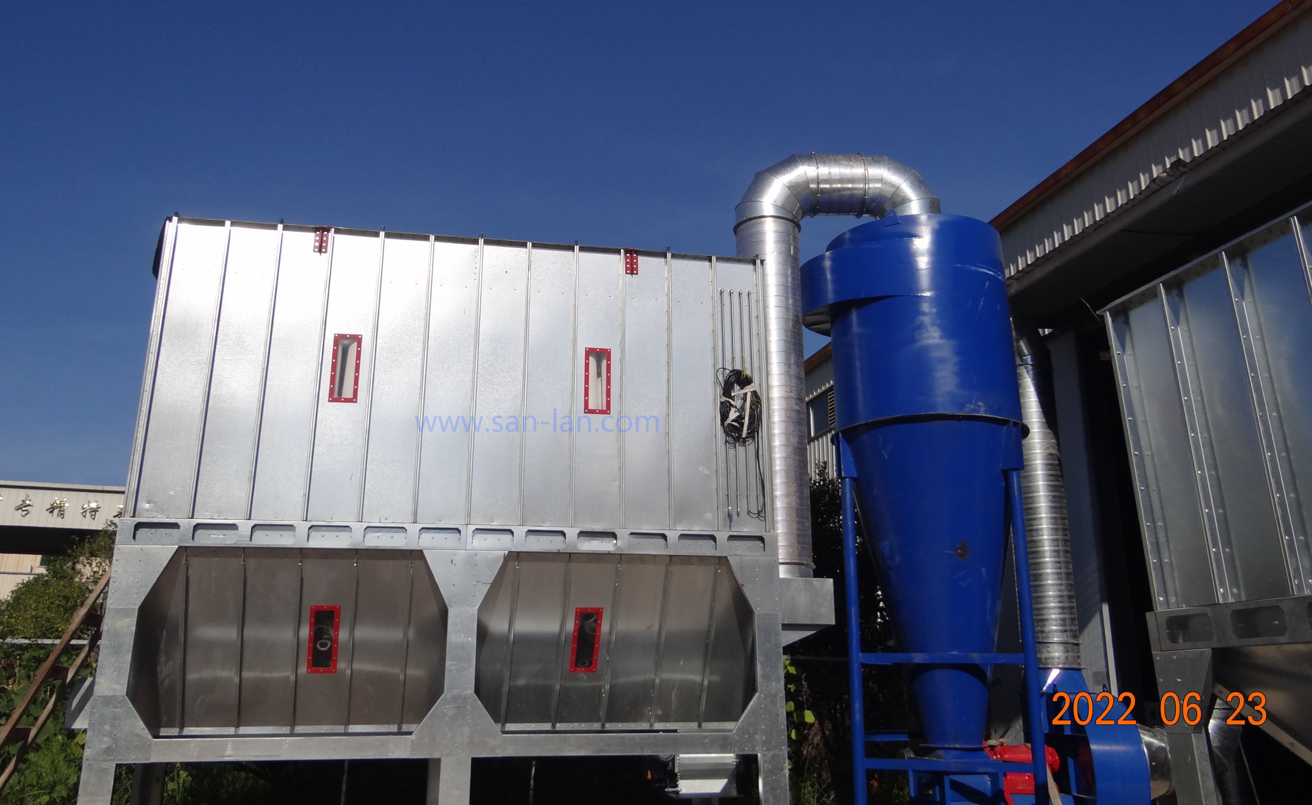 Plastic pneumatic conveying system l Lithium battery recycling plant
