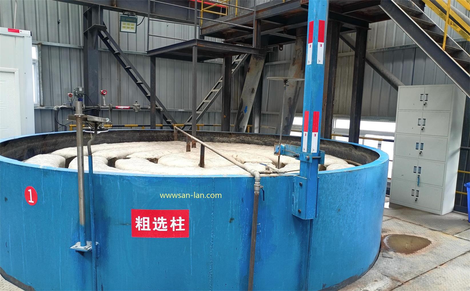 Lithium tailing ore extraction plant